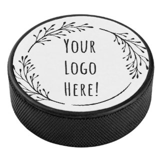 Personalize Customize Product Business Logo School Hockey Puck