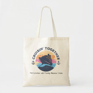 Personalize Cute Cruising Together  Tote Bag