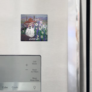 Personalize Cute, Fine and Funny Mama Llama Poster Magnet