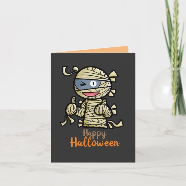 Personalize Cute Happy Mummy Invitation (Front)
