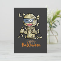 Personalize Cute Happy Mummy Invitation