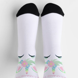 Personalize Cute Unicorn Socks