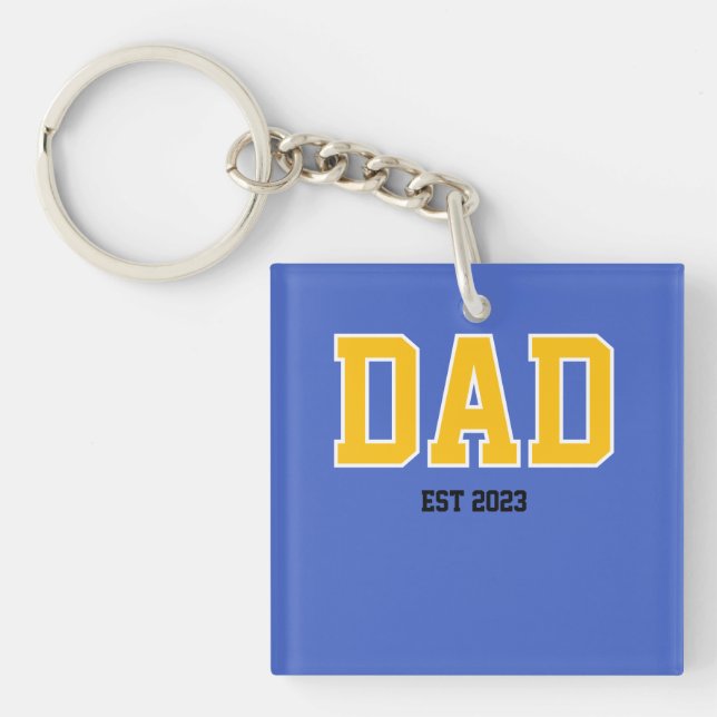 Personalize DAD est  Keychain (Front)