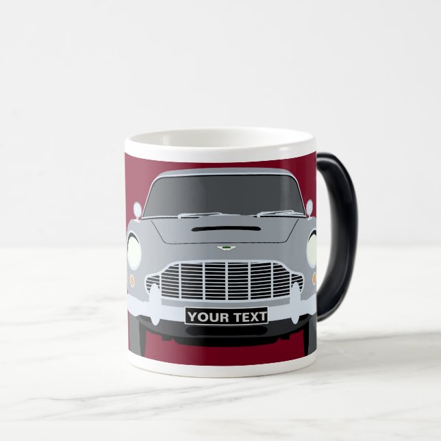 PERSONALIZE DB5 BRITISH sports car Magic Mug (Front Right)