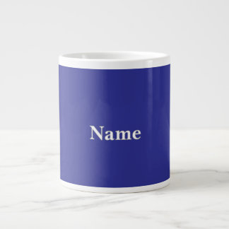 Personalize Deep Blue Large Coffee Mug