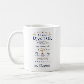 Personalize Doctor Thank You Gifts Coffee Mug
