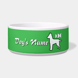 Personalize DOG Logo Bright Green Large Dog 