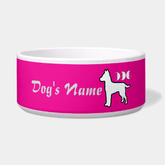 Personalize DOG Logo Hot Pink Large Dog 