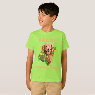 Personalize Dog’s Name and Photo  T-Shirt