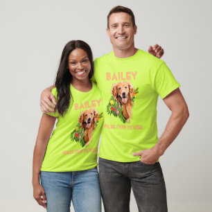 Personalize Dog’s Name and Photo  T-Shirt
