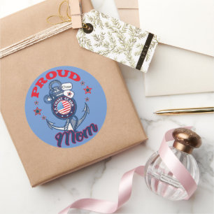 Personalize Dog Tag Proud U.S. Coast Guard Mom