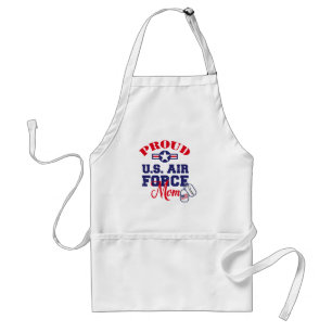 Personalize Dog Tag U.S. Air Force Mom Standard Apron