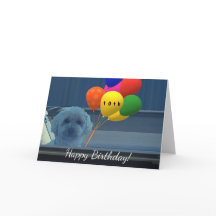 Personalize Doggie standard Happy Birthday 