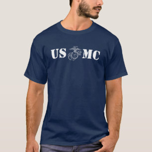 Personalize: Eagle Globe & Anchor T-Shirt