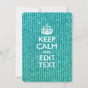 Personalize Easily KEEP CALM AND Edit Text