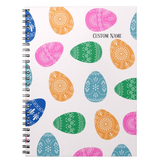 PERSONALIZE: Easter Eggs | Notebook Journal (Front)