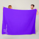 Personalize Electric Indigo Snuggle
