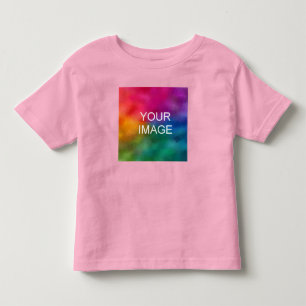 Personalize Elegant Pink Colour Trendy Template Toddler T-shirt