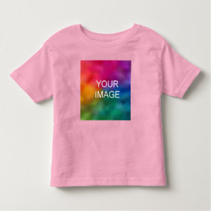 Personalize Elegant Pink Colour Trendy Template Toddler T-shirt