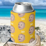Personalize Face 20th 30th 40th 50th Birthday Crew Can Cooler<br><div class="desc">Personalize Face 20th 30th 40th 50th Birthday Crew Can Cooler</div>
