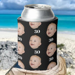 Personalize Face 20th 30th 40th 50th Birthday Crew Can Cooler<br><div class="desc">Personalize Face 20th 30th 40th 50th Birthday Crew Can Cooler</div>