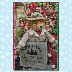 Personalize Family Name Christmas Gift 1000 pc Jigsaw Puzzle