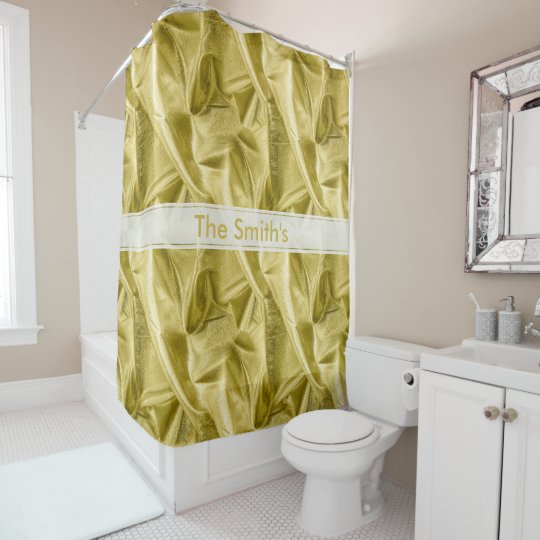 Personalize: Faux Metallic Gold Lame' Fabric