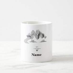 Personalize Female Caricature Face Coffee Mug
