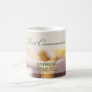 Personalize, First Communion Congratulations Coffee Mug