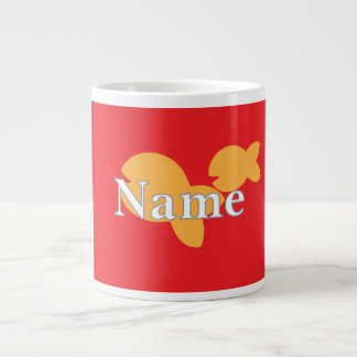 Personalize Fish Red Large Coffee Mug