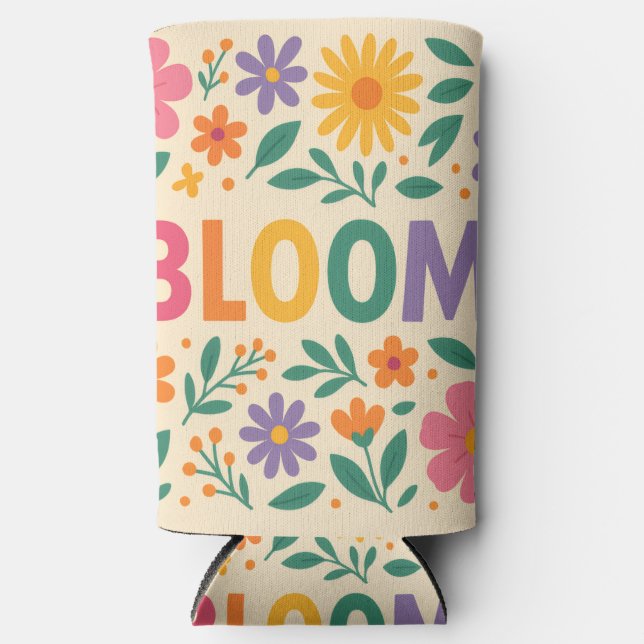 Personalize Floral BLOOM Design Coolers (Front)