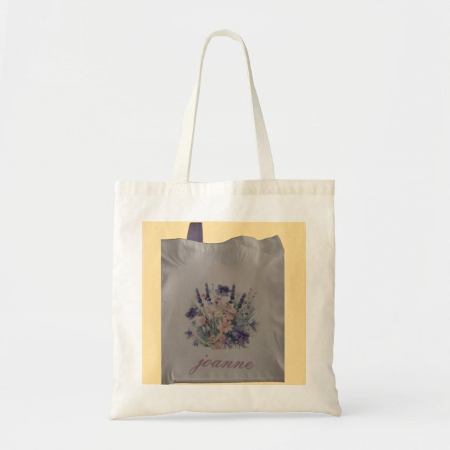 personalize floral tote (Front)
