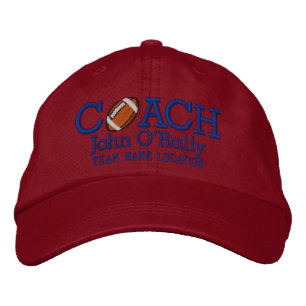 Personalize Football Coach Cap Your Name Your Game