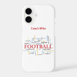 Personalize, Football Coach Thank You in Words