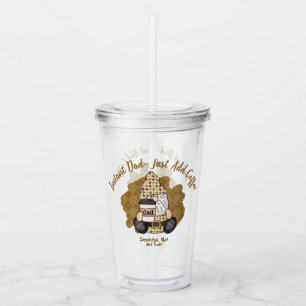 Personalize for Coffee Lover Dad Vintage Acrylic Tumbler