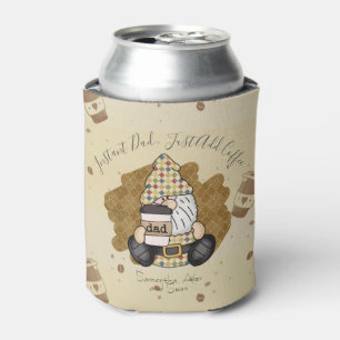 Personalize for Coffee Lover Dad   Vintage Can Cooler