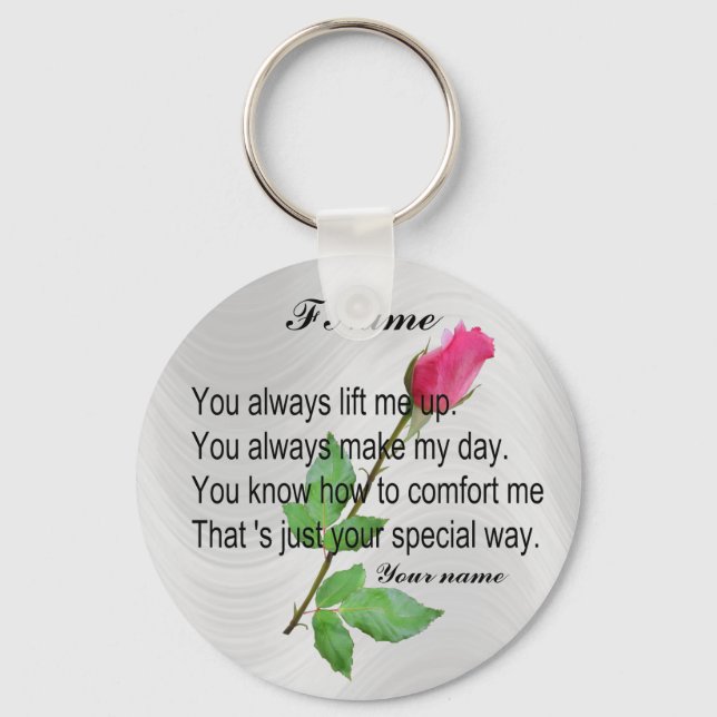PERSONALIZE FRIEND-KEYCHAIN KEYCHAIN (Front)