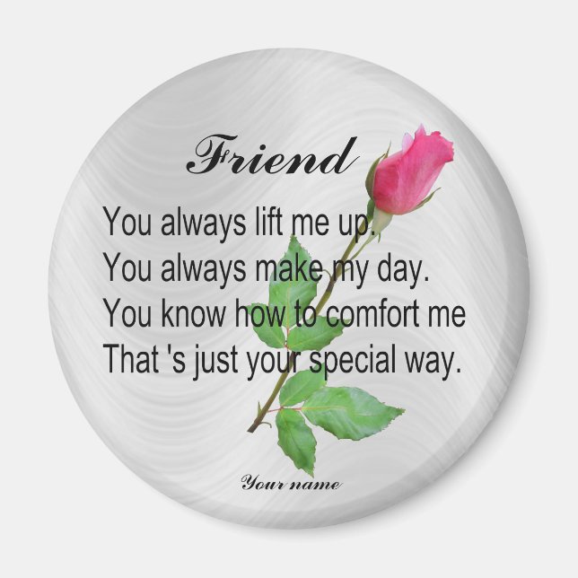 PERSONALIZE FRIEND -MAGNET MAGNET (Front)