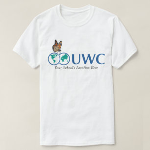 Personalize Front & Back UWC Butterfly T-Shirt