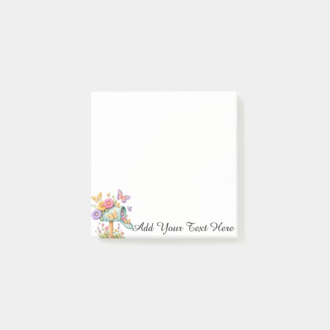 Personalize Fun and Whimsical  Post-it Notes (Front)