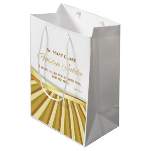Personalize, Golden Jubilee of Religious Life Medium Gift Bag