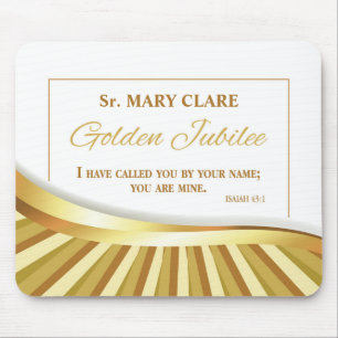 Personalize, Golden Jubilee of Religious Life Mouse Pad