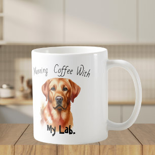 Personalize  Golden Lab. Mug