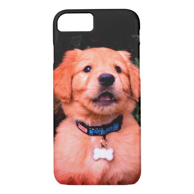 Personalize Golden Retriever Puppy Case-Mate iPhone Case (Back)
