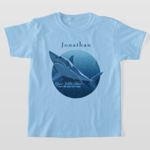 Personalize Great White Shark Tours the Ocean T-Shirt