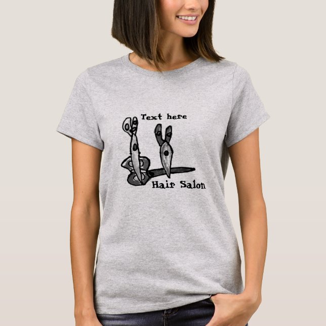 Personalize Hair Stylist T-Shirt (Front)