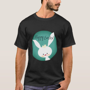 Personalize HAPPY EASTER Bunny Aesthetic for men T-Shirt
