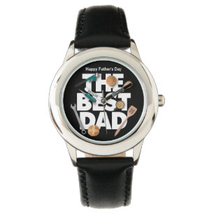 Personalize Happy Father's Day The Best Dad-Dark Watch