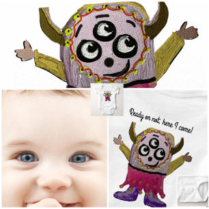 Personalize Happy Little Monster Tee Shirt