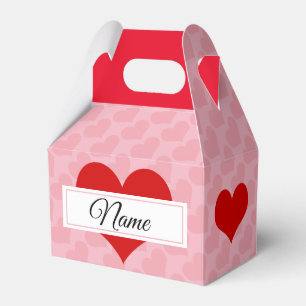 Personalize, Heart of Love Favor Box